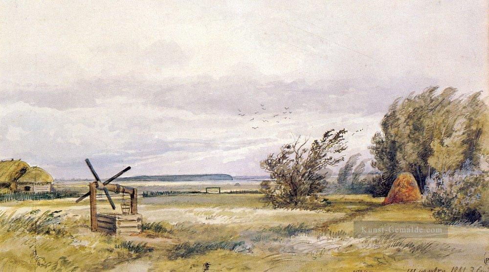 shmelevka windiger Tag 1861 klassische Landschaft Ivan Ivanovich Ölgemälde